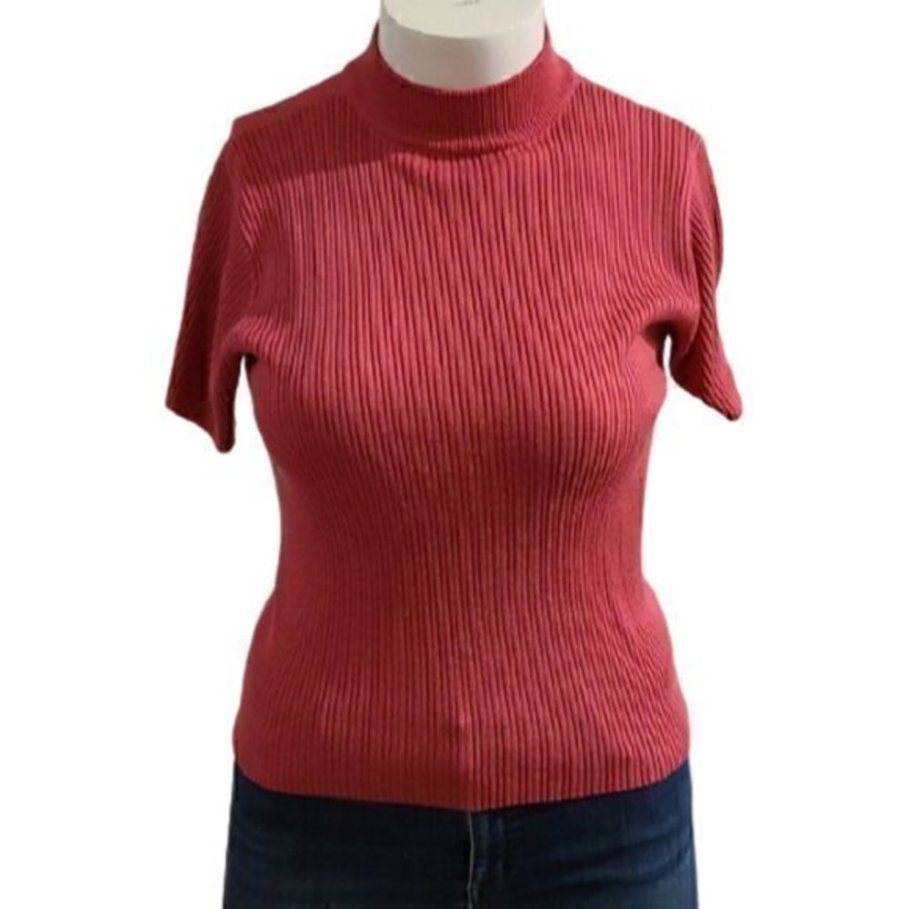 [Studio Works] Pink Turtle neck Top - Size PL